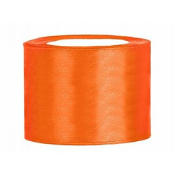 Stuha oranžová saténová 3,8 cm
